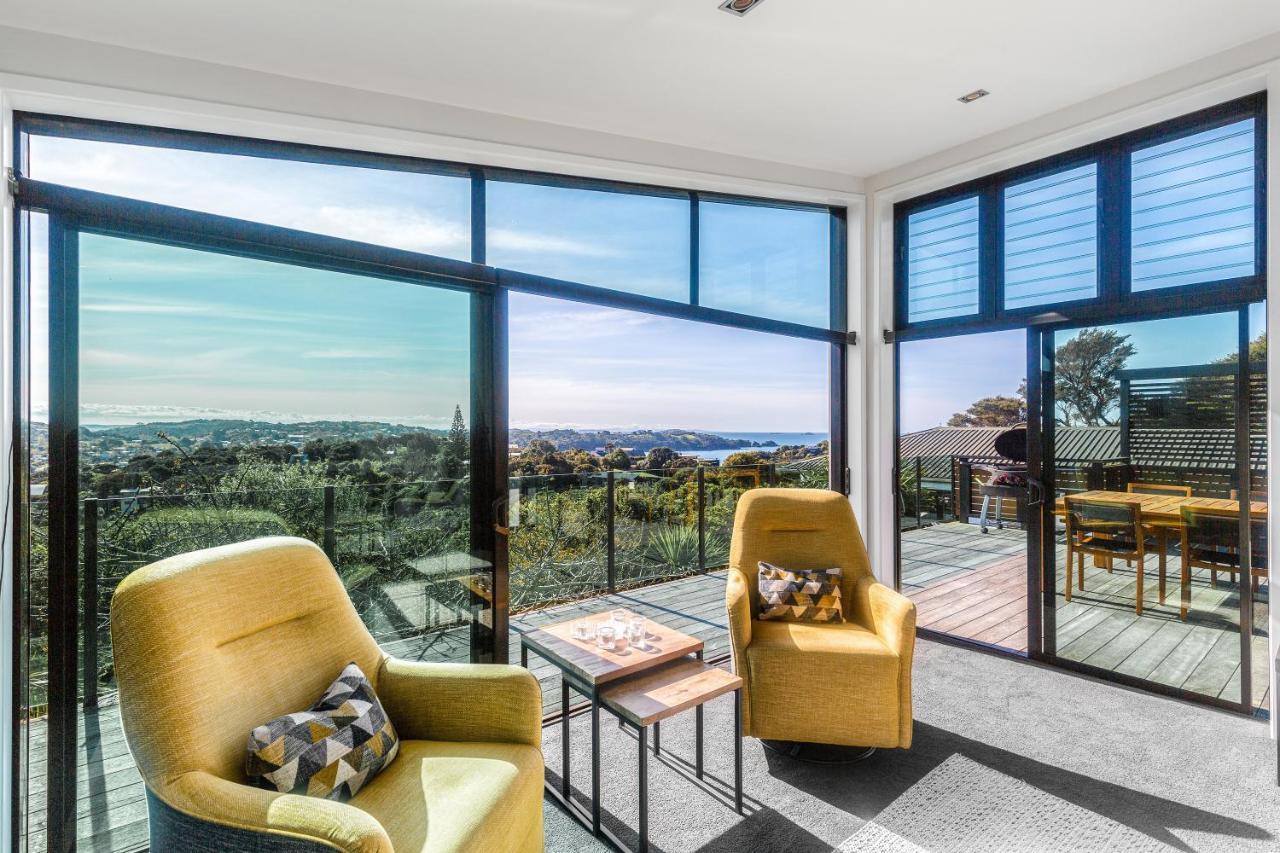 Taonga With Sea Views By Waiheke Unlimited Villa Oneroa Eksteriør billede